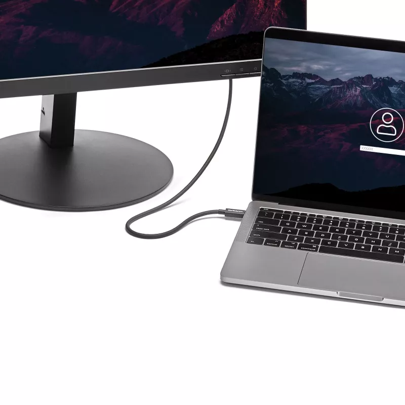 StarTech.com 0,5 m Thunderbolt 3 (40 Gbit/s) USB-C-Kabel – kompatibel mit Thunderbolt, USB und DisplayPort