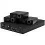 StarTech.com 3-Port HDBaseT Extender Kit mit 3 Empfängern - 1x3 HDMI über CAT5e Splitter - Bis zu 4K