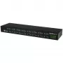StarTech.com 16-Port USB-zu-Seriell-Adapter-Hub, USB 2.0 Typ-B, Seriell, 480 Mbit/s, Schwarz, Stahl, 36 W