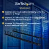 StarTech.com Vertikaler Kabelmanager mit D-Ring-Haken - 0U - 6 Fuß