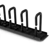 StarTech.com Vertikaler Kabelorganizer mit D-Ring-Haken – 0U – 2,8 Fuß