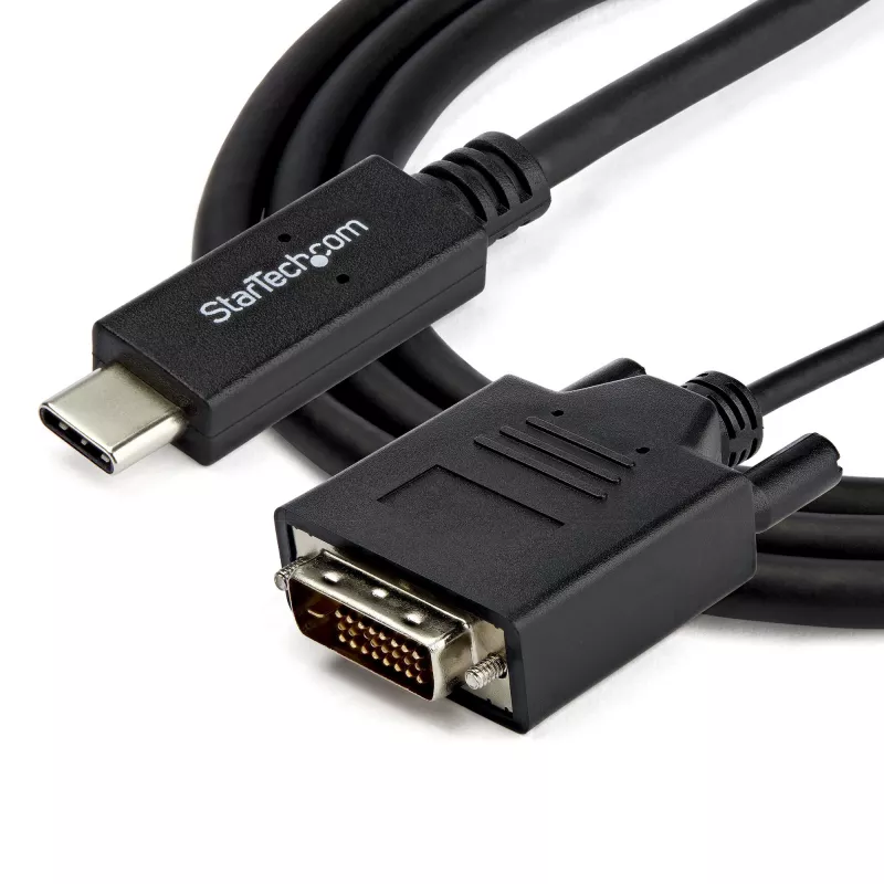 StarTech.com 2 m USB-C-auf-DVI-Kabel – 1920 x 1200 – Schwarz
