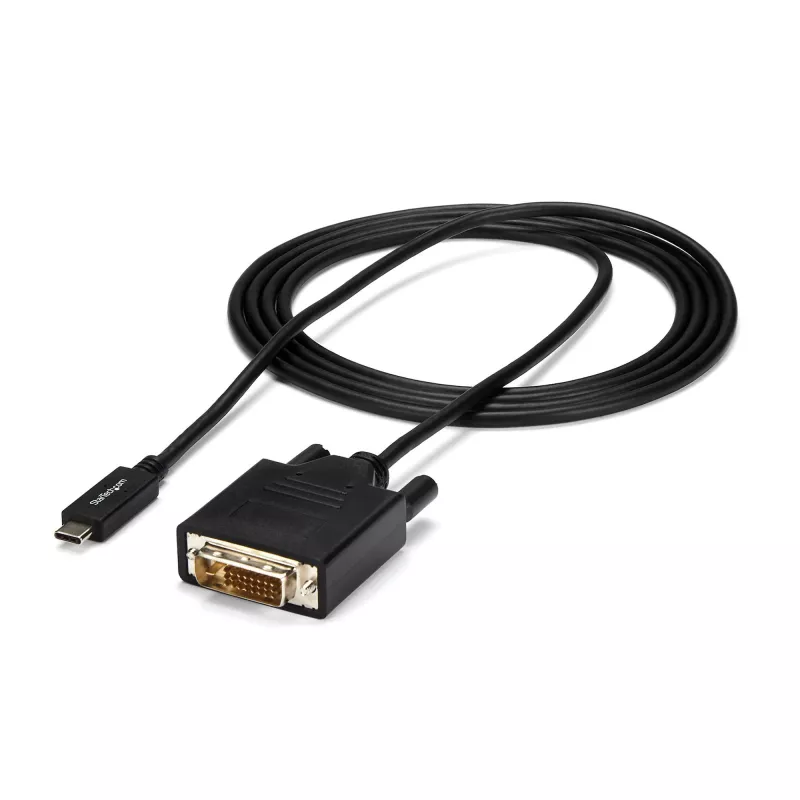 StarTech.com 2 m USB-C-auf-DVI-Kabel – 1920 x 1200 – Schwarz