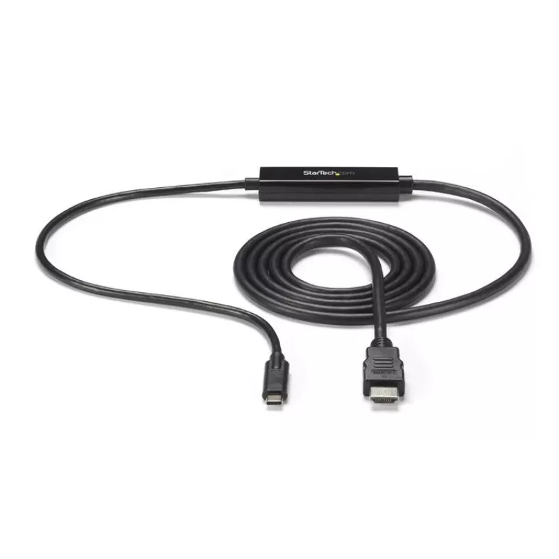 StarTech.com 0,91 m (3 ft) USB-C-auf-HDMI-Kabel – 4K 30 Hz USB-Typ-C-zu-HDMI-Videodisplay-Konverter – USB-C-DP-Alt-Modus-zu-HDMI-Monitoradapterkabel – Thunderbolt-kompatibel