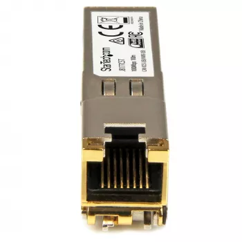 StarTech.com HP J8177C kompatibles SFP-Transceivermodul – 1000BASE-T ~ HPE J8177C kompatibles SFP-Modul – 1000BASE-T – SFP auf RJ45 Cat6/Cat5e – 1GE Gigabit Ethernet SFP – RJ-45 100 m – HPE 1810, 1820, 2530