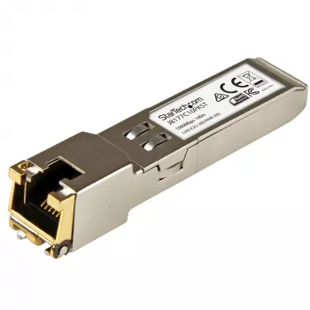 StarTech.com HP J8177C kompatibles SFP-Transceivermodul – 1000BASE-T – 10er-Pack ~ 10er-Pack HPE J8177C kompatibles SFP-Modul – 1000BASE-T – SFP auf RJ45 Cat6/Cat5e – 1GE Gigabit-Ethernet-SFP – RJ-45 100 m – HPE 1810, 1820, 2530
