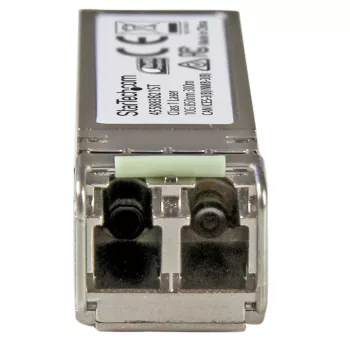 StarTech.com 10 Gigabit Glasfaser SFP+ Transceiver Modul - HP 455883-B21 kompatibel - MM LC mit DDM - 300 m~HPE 455883-B21 kompatibles SFP+ Modul - 10GBASE-SR - 10GbE Multimode Glasfaser Transceiver - 10GE Gigabit Ethernet SFP+ - LC 300m - 850nm - DDM HPE 6120XG, 6120G, Flex Fabric