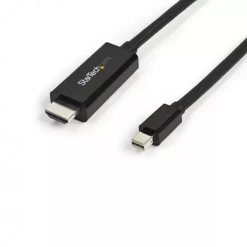 StarTech.com 3 m Mini DisplayPort auf HDMI Kabel – 4K 30 Hz Video – mDP auf HDMI Adapterkabel – Mini DP oder Thunderbolt 1/2 Mac/PC an HDMI Monitor/Display – mDP auf HDMI Konverterkabel