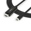 StarTech.com 3 m Mini DisplayPort auf HDMI Kabel – 4K 30 Hz Video – mDP auf HDMI Adapterkabel – Mini DP oder Thunderbolt 1/2 Mac/PC an HDMI Monitor/Display – mDP auf HDMI Konverterkabel