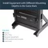 StarTech.com 2U Server-Rack-Tiefenerweiterungsadapter-Kit mit 4 Zoll Verstellung