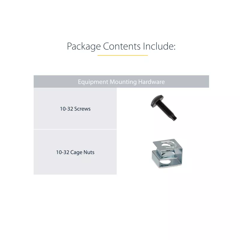 StarTech.com 2U Server-Rack-Tiefenerweiterungsadapter-Kit mit 4 Zoll Verstellung