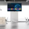 StarTech.com TV-Deckenhalterung – Vollbewegliche universelle Hängende Einzelbildschirmhalterung mit verstellbarer Teleskopstange – Neigen / Schwenken – VESA-Halterung für 32-Zoll- bis 75-Zoll-Displays