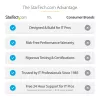 StarTech.com TV-Deckenhalterung – Vollbewegliche universelle Hängende Einzelbildschirmhalterung mit verstellbarer Teleskopstange – Neigen / Schwenken – VESA-Halterung für 32-Zoll- bis 75-Zoll-Displays