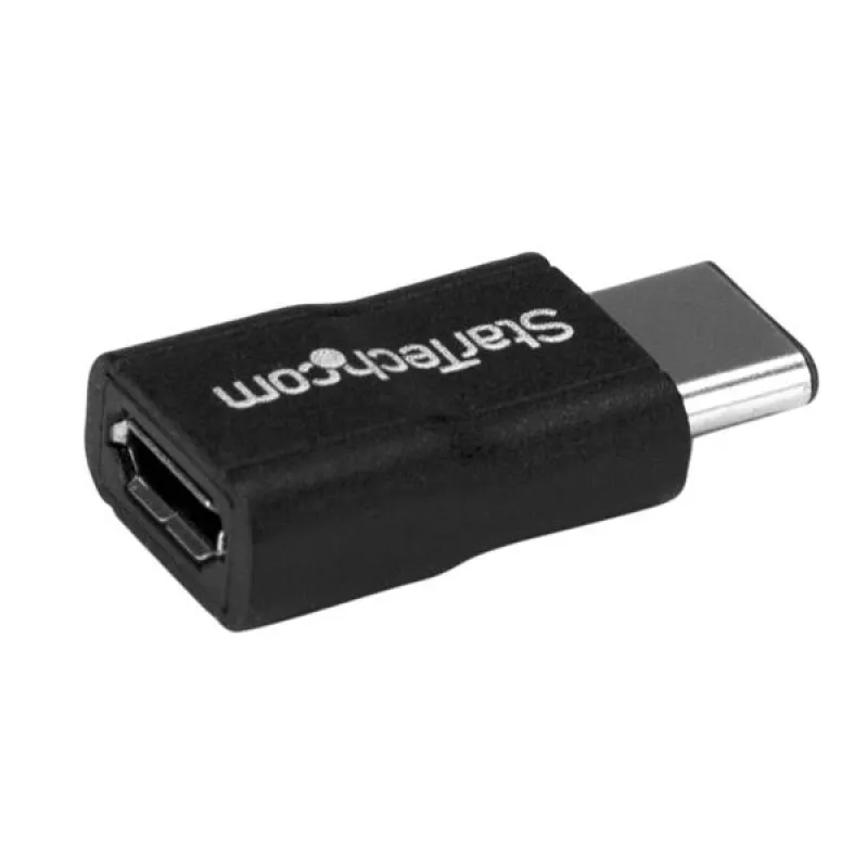 StarTech.com USB-C-auf-Micro-USB-Adapter - M/F - USB 2.0, USB 2.0 Type-C, USB 2.0 Micro-B, Schwarz