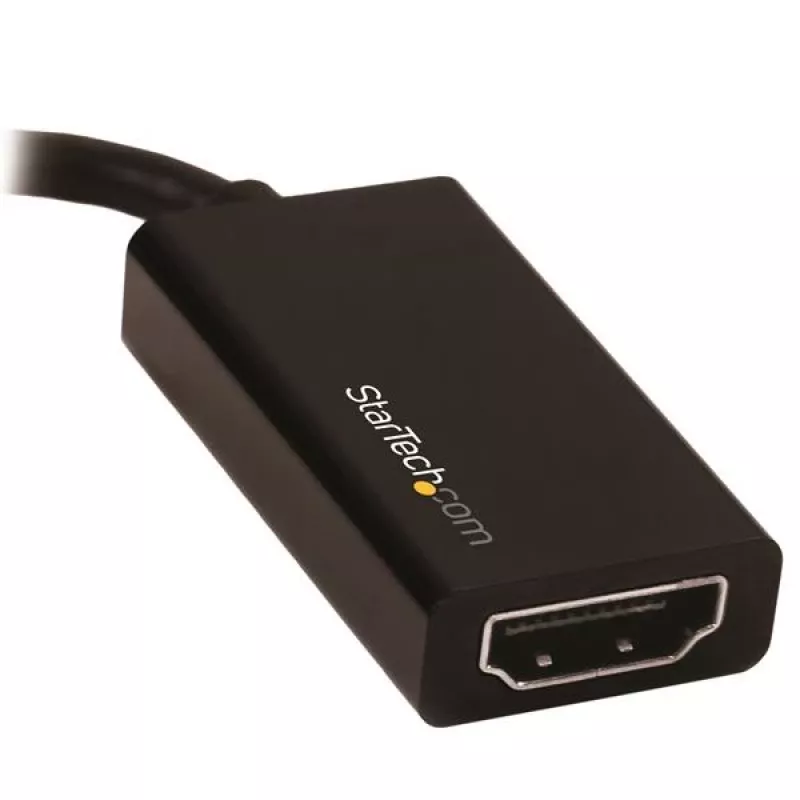 StarTech.com Mini DisplayPort auf HDMI Adapter - Aktiv mDP 1.4 auf HDMI 2.0 Videokonverter - 4K 60Hz - Mini DP oder Thunderbolt 1/2 Mac/PC an HDMI Monitor/TV/Display - mDP auf HDMI Dongle
