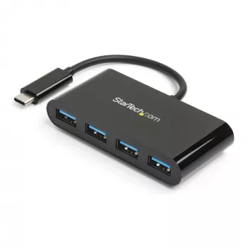 StarTech.com 4-Port USB-C Hub - USB-C auf 4x USB-A - USB 3.0 Hub - busbetrieben~4-Port USB-C Hub - USB-C auf 4x USB-A - USB 3.0 Hub - 5Gbps - busbetrieben