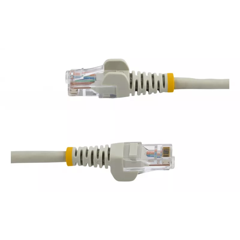 StarTech.com Cat5e Patchkabel mit rastnasenfreien RJ45-Steckern – 5 m, Grau
