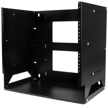 StarTech.com Wandmontage-Serverrack mit integriertem Regal – massiver Stahl – 8U