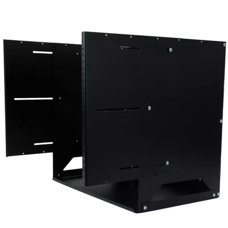 StarTech.com Wandmontage-Serverrack mit integriertem Regal – massiver Stahl – 8U