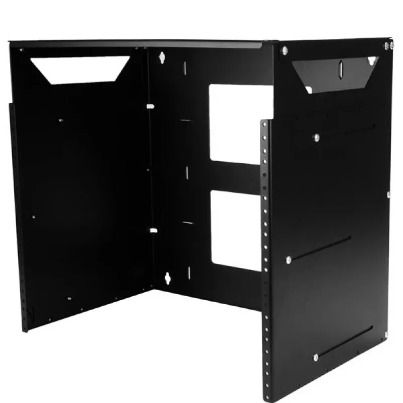 StarTech.com Wandmontage-Serverrack mit integriertem Regal – massiver Stahl – 8U
