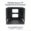 StarTech.com Wandmontage-Serverrack mit integriertem Regal – massiver Stahl – 8U