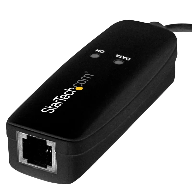 StarTech.com USB 2.0 Fax Modem - 56K Externes Hardware-Dial-Up-V.92-Modem/Dongle/Adapter - Computer/Laptop-Faxmodem - USB-zu-Telefonbuchse - USB-Datenmodem - Netzwerkfax/CMR/POS