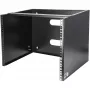 StarTech.com 8U Wandmontage Netzwerk-Rack - 36 cm tief (Low Profile) - 48 cm (19 inch) Patch Panel Halterung für flache Server- und IT-Geräte, Netzwerk-Switches - 36 kg Tragfähigkeit, Schwarz