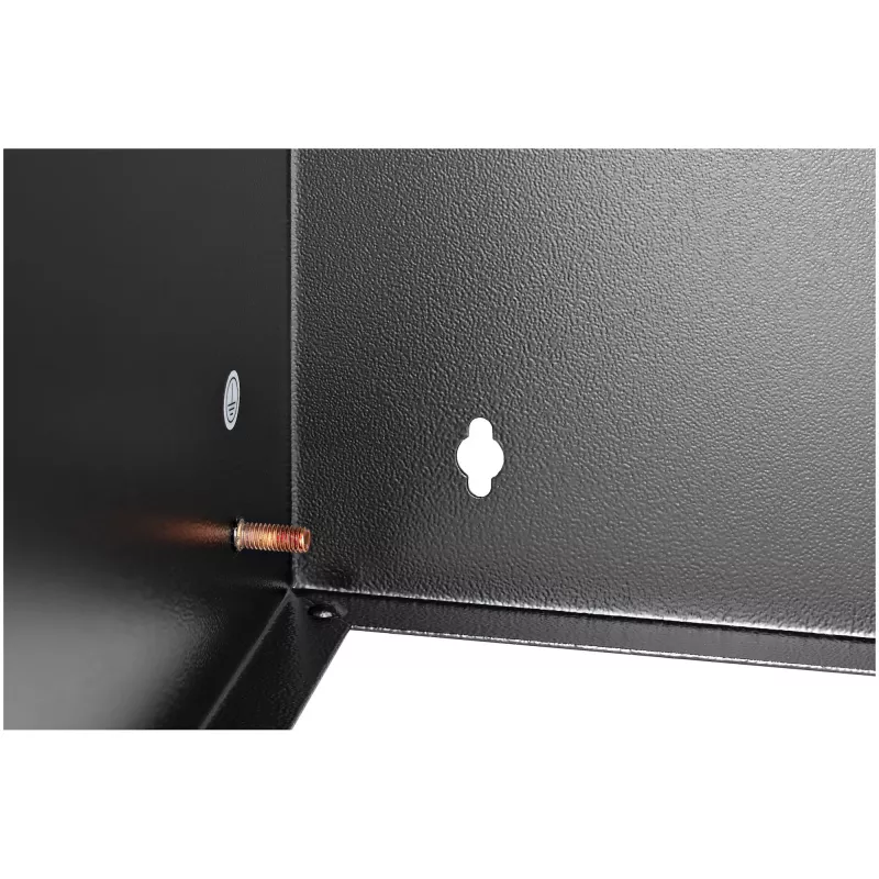 StarTech.com 8U Wandmontage Netzwerk-Rack - 36 cm tief (Low Profile) - 48 cm (19 inch) Patch Panel Halterung für flache Server- und IT-Geräte, Netzwerk-Switches - 36 kg Tragfähigkeit, Schwarz