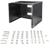 StarTech.com 8U Wandmontage Netzwerk-Rack - 36 cm tief (Low Profile) - 48 cm (19 inch) Patch Panel Halterung für flache Server- und IT-Geräte, Netzwerk-Switches - 36 kg Tragfähigkeit, Schwarz
