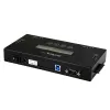 StarTech.com 4 Bay SSD/HDD Hard Drive Eraser - 2.5 inch & 3.5 inch SATA - Hostless Standalone Secure Erase External Disk Sanitizer - 9 Erase Modes - RS232 Printer Port - NIST/DOD & TAA Compliant