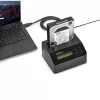 StarTech.com Einzel-Schacht-Festplattenlöscher, eigenständiger HDD/SSD-Sanitizer, 4Kn, USB 3.0 zu SATA III (6 Gbit/s), 9 Löschmodi, LCD-Anzeige, Sicheres Löschen Festplatten-Sanitizer-Dock, DB-9 Druckeranschluss, TAA-konform
