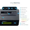 StarTech.com Einzel-Schacht-Festplattenlöscher, eigenständiger HDD/SSD-Sanitizer, 4Kn, USB 3.0 zu SATA III (6 Gbit/s), 9 Löschmodi, LCD-Anzeige, Sicheres Löschen Festplatten-Sanitizer-Dock, DB-9 Druckeranschluss, TAA-konform