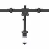 StarTech.com Tischmontage dreifacher Monitorarm – Ergonomische VESA 3-Monitorhalterung bis 27″ – Gelenkige und höhenverstellbare Mastmontage – Neig-/Schwenk-/Rotierfunktion für LCD/LED-Bildschirm – Tischklemme/Tischdurchführung