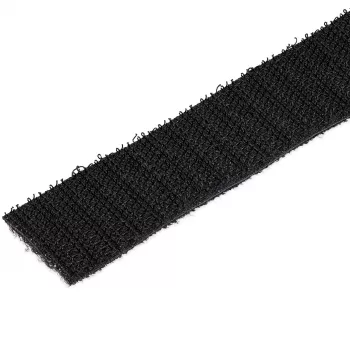 StarTech.com 50ft Hook and Loop Roll - Cut-to-Size Reusable Kabel Ties - Bulk Industrial Wire Fastener Tape /Adjustable Fabric Wraps Schwarz / Resuable Self Gripping Kabel Management Straps