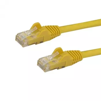 StarTech.com 50cm CAT6 Ethernet-Kabel - Gelb CAT 6 Gigabit Ethernet-Kabel - 250MHz 100W PoE RJ45 UTP Netzwerk-/Patchkabel rastnasenfrei mit Zugentlastung einzeln getestet