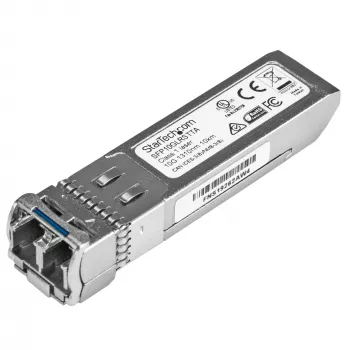 StarTech.com Cisco SFP-10G-LR-S kompatibles SFP+-Modul – 10GBASE-LR – 10GbE-Singlemode-Lichtwellenleiter-SMF-Transceiver – 10GE-Gigabit-Ethernet-SFP+ – LC 10 km – 1310 nm – DDM Cisco Firepower, ASR9000, C9300