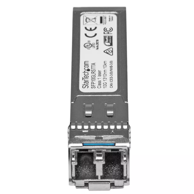 StarTech.com Cisco SFP-10G-LR-S kompatibles SFP+-Modul – 10GBASE-LR – 10GbE-Singlemode-Lichtwellenleiter-SMF-Transceiver – 10GE-Gigabit-Ethernet-SFP+ – LC 10 km – 1310 nm – DDM Cisco Firepower, ASR9000, C9300