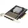 StarTech.com Quad Port 10G SFP+ Netzwerkkarte - Intel XL710 Open SFP+ Converged Adapter - PCIe 10 Gigabit Ethernet Server-NIC - 10GbE Glasfaser-LAN-Karte - Dell PowerEdge HPE ProLiant