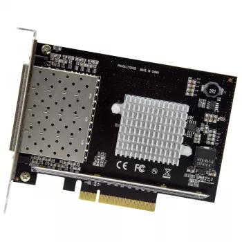 StarTech.com Quad Port 10G SFP+ Netzwerkkarte - Intel XL710 Open SFP+ Converged Adapter - PCIe 10 Gigabit Ethernet Server-NIC - 10GbE Glasfaser-LAN-Karte - Dell PowerEdge HPE ProLiant