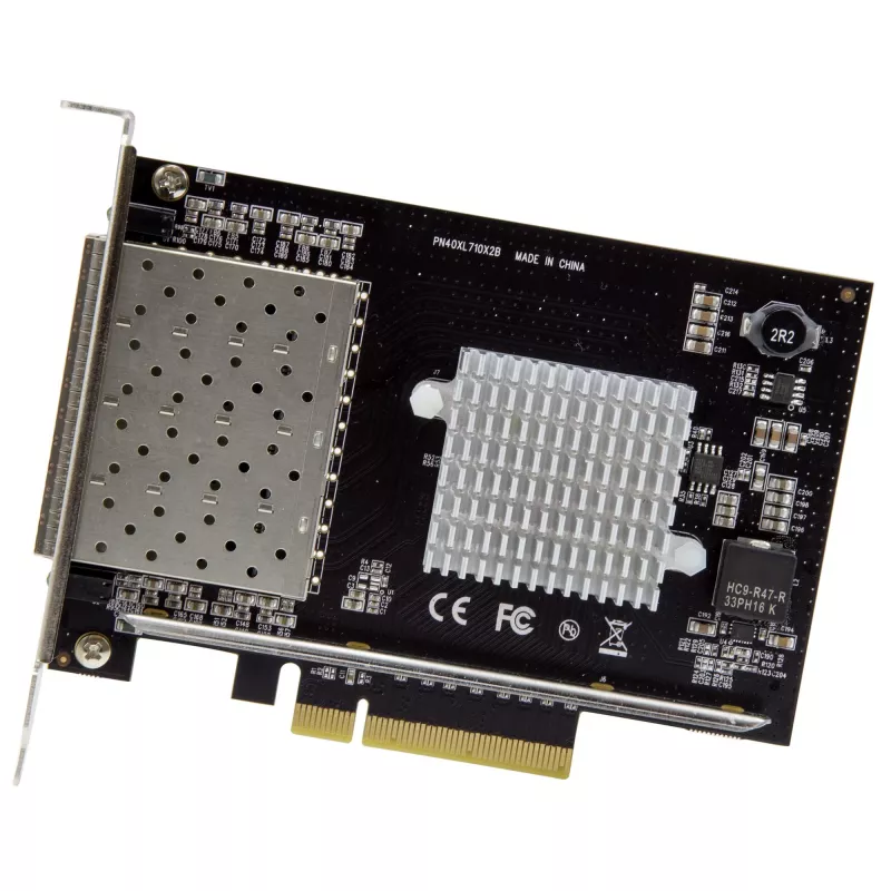 StarTech.com Quad Port 10G SFP+ Netzwerkkarte - Intel XL710 Open SFP+ Converged Adapter - PCIe 10 Gigabit Ethernet Server-NIC - 10GbE Glasfaser-LAN-Karte - Dell PowerEdge HPE ProLiant