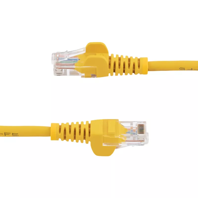 StarTech.com Cat5e Ethernet-Patchkabel mit rastnasenschutzgesicherten RJ45-Steckern – 5 m, Gelb