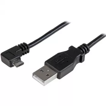 StarTech.com Micro-USB Lade- und Synchronisationskabel M/M – abgewinkeltes Micro-USB – 24 AWG – 0,5 m