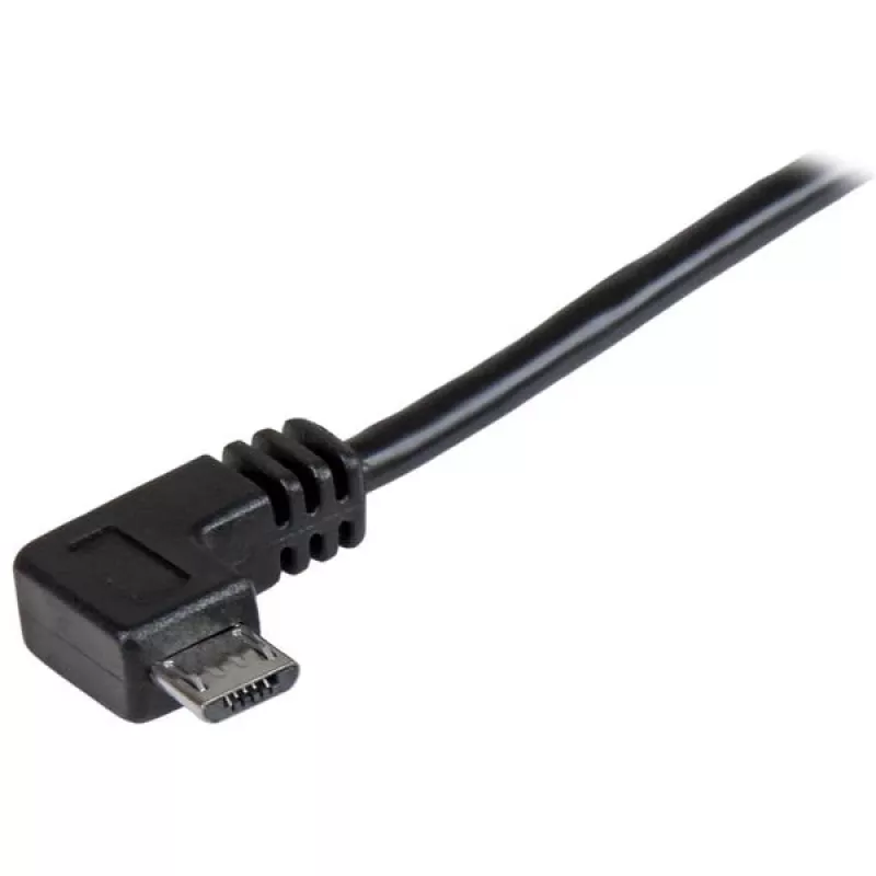 StarTech.com Micro-USB Lade- und Synchronisationskabel M/M – abgewinkeltes Micro-USB – 24 AWG – 0,5 m
