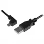 StarTech.com Micro-USB Lade- und Synchronisationskabel M/M - linksgewinkeltes Micro-USB - 24 AWG - 0,5 m
