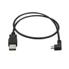 StarTech.com Micro-USB Lade- und Synchronisationskabel M/M - linksgewinkeltes Micro-USB - 24 AWG - 0,5 m