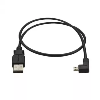 StarTech.com Micro-USB Lade- und Synchronisationskabel M/M - linksgewinkeltes Micro-USB - 24 AWG - 0,5 m