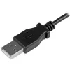 StarTech.com Micro-USB Lade- und Synchronisationskabel M/M - linksgewinkeltes Micro-USB - 24 AWG - 0,5 m