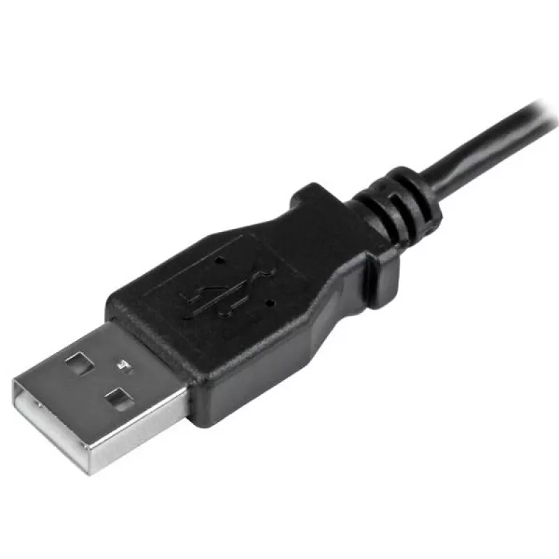 StarTech.com Micro-USB Lade- und Synchronisationskabel M/M - linksgewinkeltes Micro-USB - 24 AWG - 0,5 m