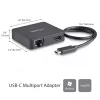 StarTech.com USB-C-Multiport-Adapter – tragbarer USB-C-Mini-Dock mit 4K-HDMI-Video – Gigabit-Ethernet, USB-3.0-Hub (1x USB-A, 1x USB-C) – USB-Typ-C-Multiport-Adapter – Thunderbolt 3 kompatibel