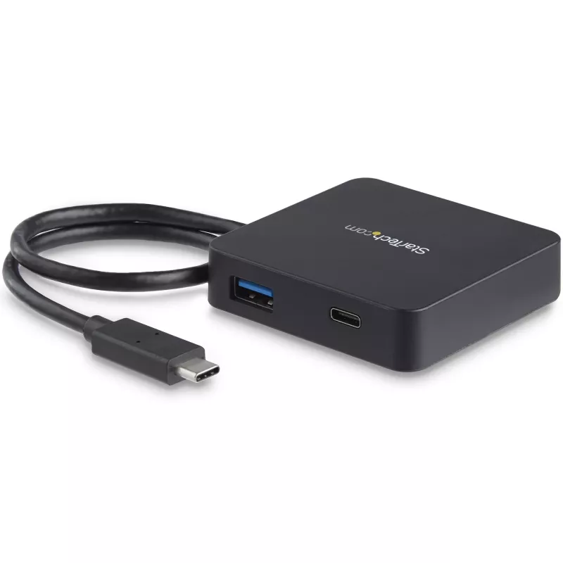 StarTech.com USB-C-Multiport-Adapter – tragbarer USB-C-Mini-Dock mit 4K-HDMI-Video – Gigabit-Ethernet, USB-3.0-Hub (1x USB-A, 1x USB-C) – USB-Typ-C-Multiport-Adapter – Thunderbolt 3 kompatibel